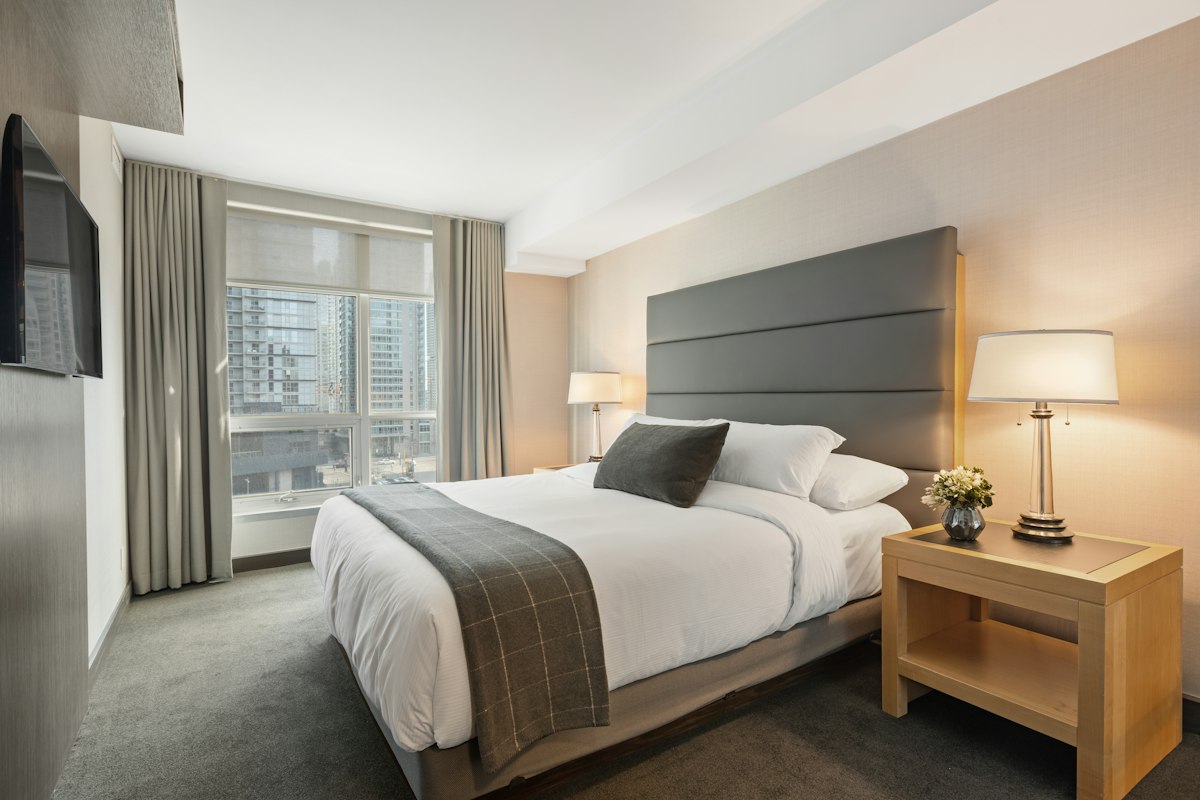 Restful bedroom